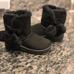Toddler Black Boots